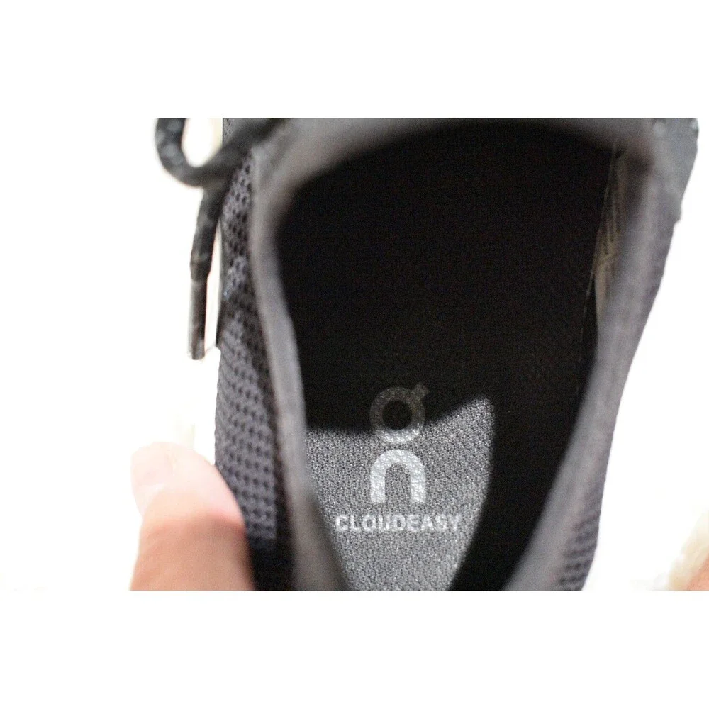 On Cloudeasy Womens Running Athletic Sneaker Black White 76.98441 US 8.5 EU 40